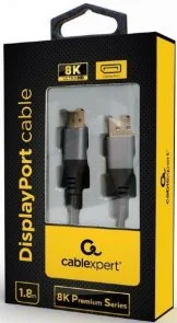 Фото: Кабель Cablexpert v1.4 DP / DP 1.8m Black (CC-DP8K-6) № 3 | KTC