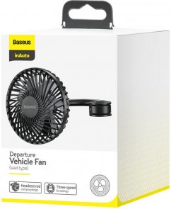 Автомобільний вентилятор Baseus Departure Vehicle Fan Black (CXQC-B03)