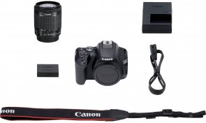 Цифрова фотокамера дзеркальна Canon EOS 250D kit 18-55mm IS STM Black (3454C007)