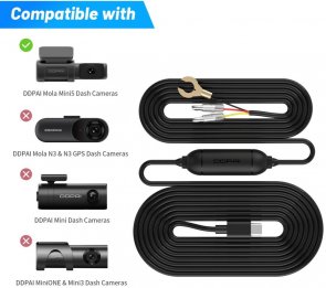 Комплект підключення DDPai IPS Type-C USB A_TC (mini 5)