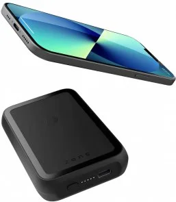 Фото: Батарея універсальна Zens Magnetic Single Wirelessly Rechargeable Powerbank with Stand 4000mAh Black (ZEPP02M/00) № 5 | KTC