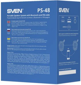 Портативна акустика Sven PS-48 Black (00410106)