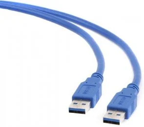Фото: Кабель Maxxter AM / AM 0.5m Blue (U-AMAM3-0.5m) № 3 | KTC