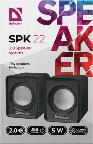 Фото: Колонки Defender SPK 22 Black (65503) № 3 | KTC