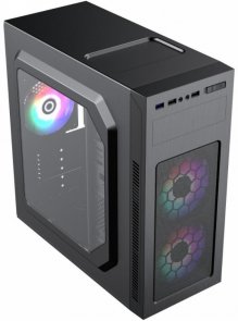 Корпус Gamemax MT525-2U3TYC-3FAN Black with window