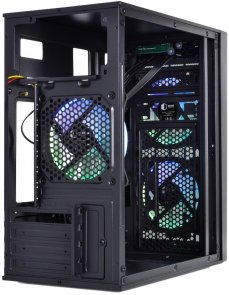 Корпус QUBE QBC01 Black with window (QBC01_FCNU3)