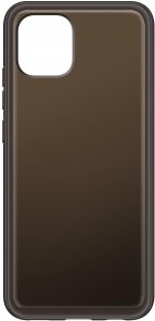 Чохол Samsung for Galaxy A03 - Soft Clear Cover Black (EF-QA035TBEGRU)