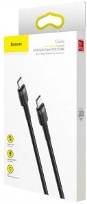 Фото: Кабель Baseus Cafule 60W CM / CM 1m Black (CATKLF-GG1) № 4 | KTC