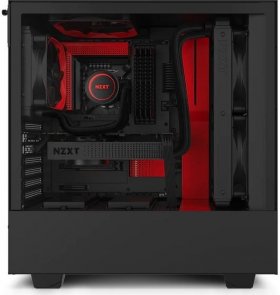 Корпус NZXT H510 Black/Red with window (CA-H510B-BR)