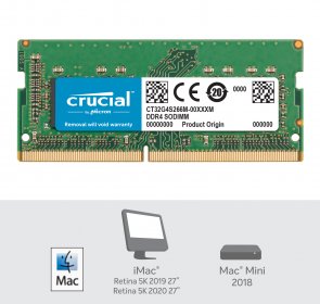 Оперативна пам’ять Crucial for Mac DDR4 1x32GB (CT32G4S266M)