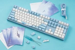 Фото: Клавіатура Varmilo VA108M Sea Melody Cherry MX Silent Red (VA108MP2W/WBPE7HR) № 9 | KTC