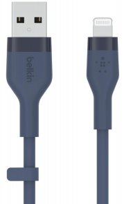 Кабель Belkin Silicone AM / Lightning 1m Blue (CAA008BT1MBL)