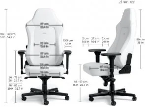Фото: Крісло Noblechairs Hero White Edition (NBL-HRO-PU-WED) № 6 | KTC