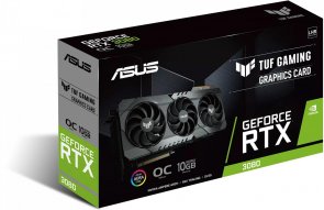 Відеокарта ASUS RTX 3080 TUF Gaming OC Edition (TUF-RTX3080-O10G-V2-GAMING)