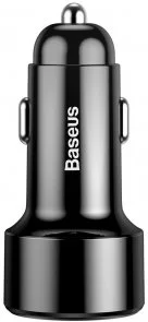 Фото: Автомобільний зарядний пристрій Baseus Magic Series Dual QC 45W 2xUSB Black (CCMLC20A-01) № 5 | KTC