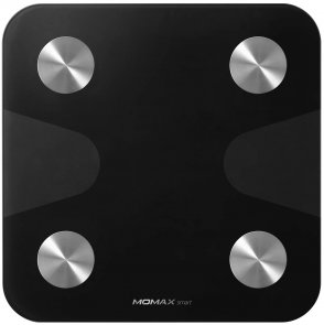 Momax Lite Tracker IoT Body Scale Black