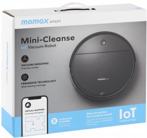 Робот пилосос Momax Mini-Cleanse IoT Vacuum Robot Black (RO2SUKD)