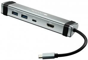 Фото: USB-хаб Canyon 4in1 DS-3 Gray (CNS-TDS03DG) № 2 | KTC