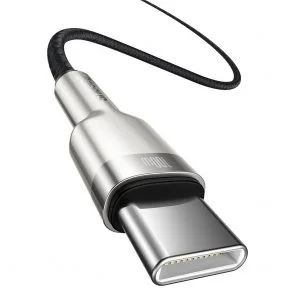Фото: Кабель Baseus Cafule Metal 100W CM / CM 1m Black (CATJK-C01) № 2 | KTC