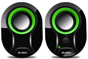 Фото: Колонки Sven 290 Black/Green № 3 | KTC
