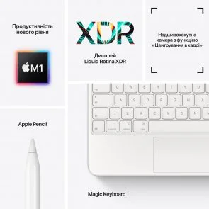 Фото: Планшет Apple iPad Pro 12.9 2021 256GB M1 Wi-Fi Silver (MHNJ3) № 7 | KTC