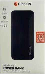 Фото: Батарея універсальна Griffin Power Bank 10000mAh Black (GP-147-BLK) № 2 | KTC