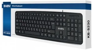 Фото: Клавіатура мультимедійна Sven KB-S230 Black № 5 | KTC