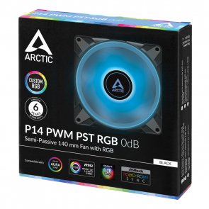 Вентилятор для корпуса Arctic P14 PWM PST RGB (ACFAN00238A)