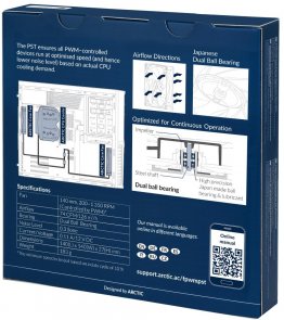 Вентилятор для корпуса Arctic F14 PWM PST CO Grey (ACFAN00080A)