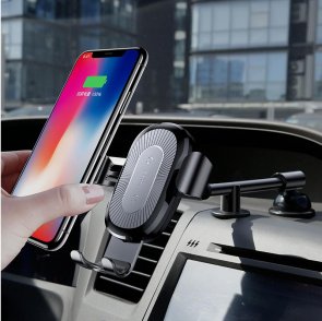 Кріплення для мобільного телефону Baseus Heukji Wireless Charger Holder Black (WXZT-01)