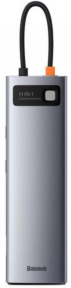 USB-хаб Baseus Metal Gleam Series 11in1 Gray (CAHUB-CT0G)