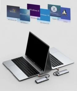 Фото: USB-хаб Baseus Metal Gleam Series 8in1 Gray (CAHUB-CV0G) № 10 | KTC