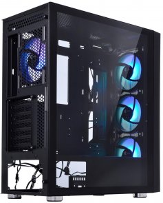 Корпус QUBE Galaxy RGB Black with window (GALAXY_FCNU3)