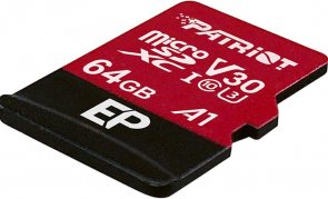 Карта пам'яті Patriot EP Series V30 Micro SDXC 64GB with SD adapter (PEF64GEP31MCX)