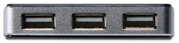 Фото: USB-хаб Digitus DA-70220 Black/Silver № 2 | KTC