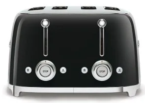 Фото: Тостер Smeg Retro Style Black (TSF03BLEU) № 3 | KTC