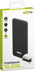 Батарея універсальна Wentronic Goobay 10000mAh Wireless Fast Charge Black (53933)