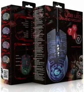 Фото: Миша Gembird MUSG-RGB-01 Black № 4 | KTC