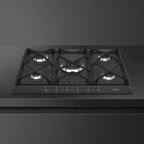 Фото: Газова варильна поверхня Smeg Coloniale Anthracite SRV876AOGH № 4 | KTC