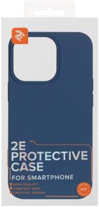 Чохол 2E for Apple iPhone 13 Pro - Basic Liquid Silicone Cobalt Blue (2E-IPH-13PR-OCLS-CB)