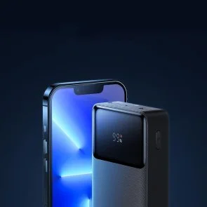 Фото: Батарея універсальна Baseus Digital Display Fast charge 20000mAh 25W Black with Type-C/Type-C cable (PPBD25K) № 4 | KTC