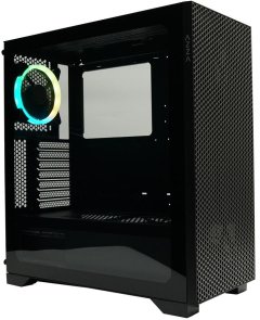 Корпус AZZA Hive Black with window (CSAZ-450)