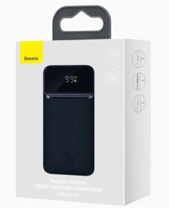 Батарея універсальна Baseus Magnetic Wireless 10000mAh 20W Blue (PPMT-03)