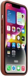 Фото: Чохол Apple for iPhone 14 Plus - Leather Case with MagSafe Umber (MPPD3) № 5 | KTC