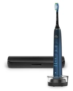 Фото: Електрична зубна щітка Philips Sonicare DiamondClean 9000 series Blue + Travel case (HX9911/88) № 2 | KTC