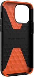 Чохол UAG for Apple iPhone 14 Pro Max - Civilian Black (114043114040)