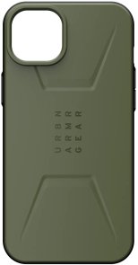 Чохол UAG for Apple iPhone 14 Plus - Civilian Magsafe Olive (114037117272)