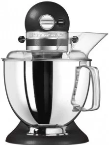 Фото: Планетарний міксер KitchenAid Mixer title-head 4.8L Artisan with extra accessories 5KSM175PS Black (5KSM175PSEOB) № 4 | KTC