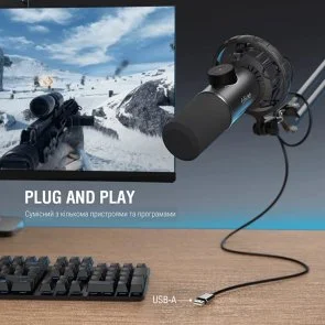 Фото: Мікрофон Fifine K658 USB Black № 5 | KTC