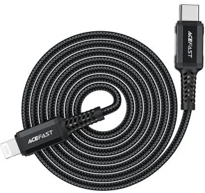 Фото: Кабель Acefast C4-01 30W Type-C / Lightning 1.8m Black (AFC4-01B) № 2 | KTC